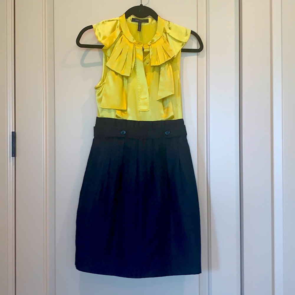 Bcbgmaxazria silk dress sz 02